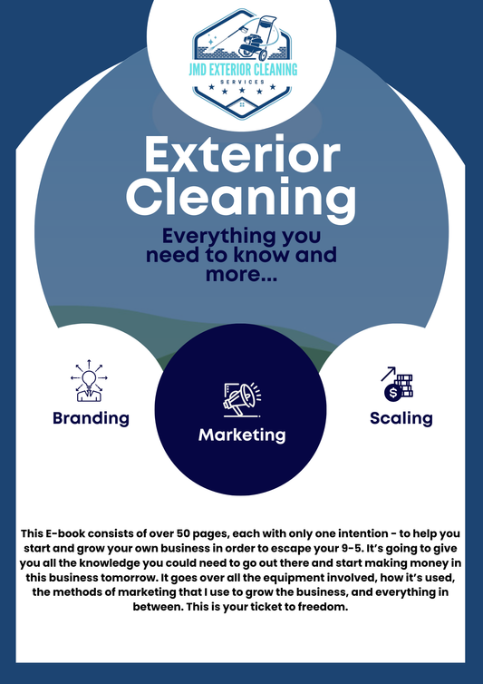 Exterior Cleaning Course - How to create your own successful exterior cleaning business